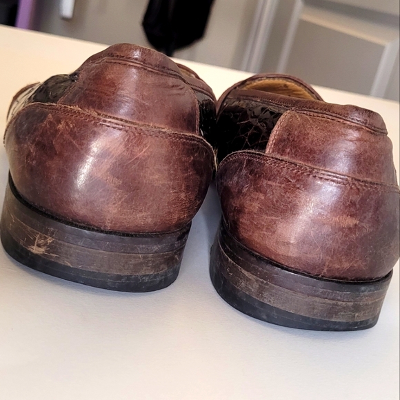 Johnston & Murphy Men's Dress Shoes slip-on Loafers size 9.5 - Picture 4 of 11